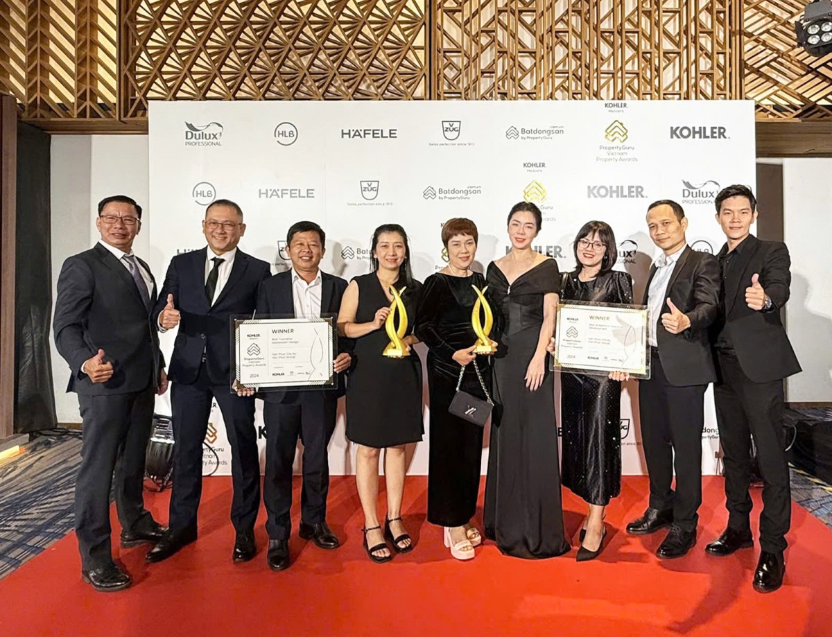 Vạn Phúc City nhận cú đúp giải thưởng tại lễ trao giải PropertyGuru Vietnam Property Awards 2024