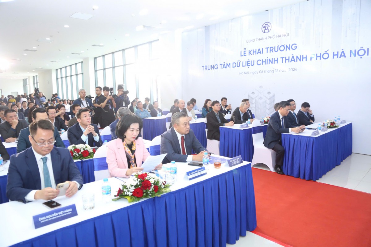 Khai trương hạ tầng Trung tâm Dữ liệu chính thành phố Hà Nội: Khẳng định vai trò tiên phong của Thủ đô trong kỷ nguyên số