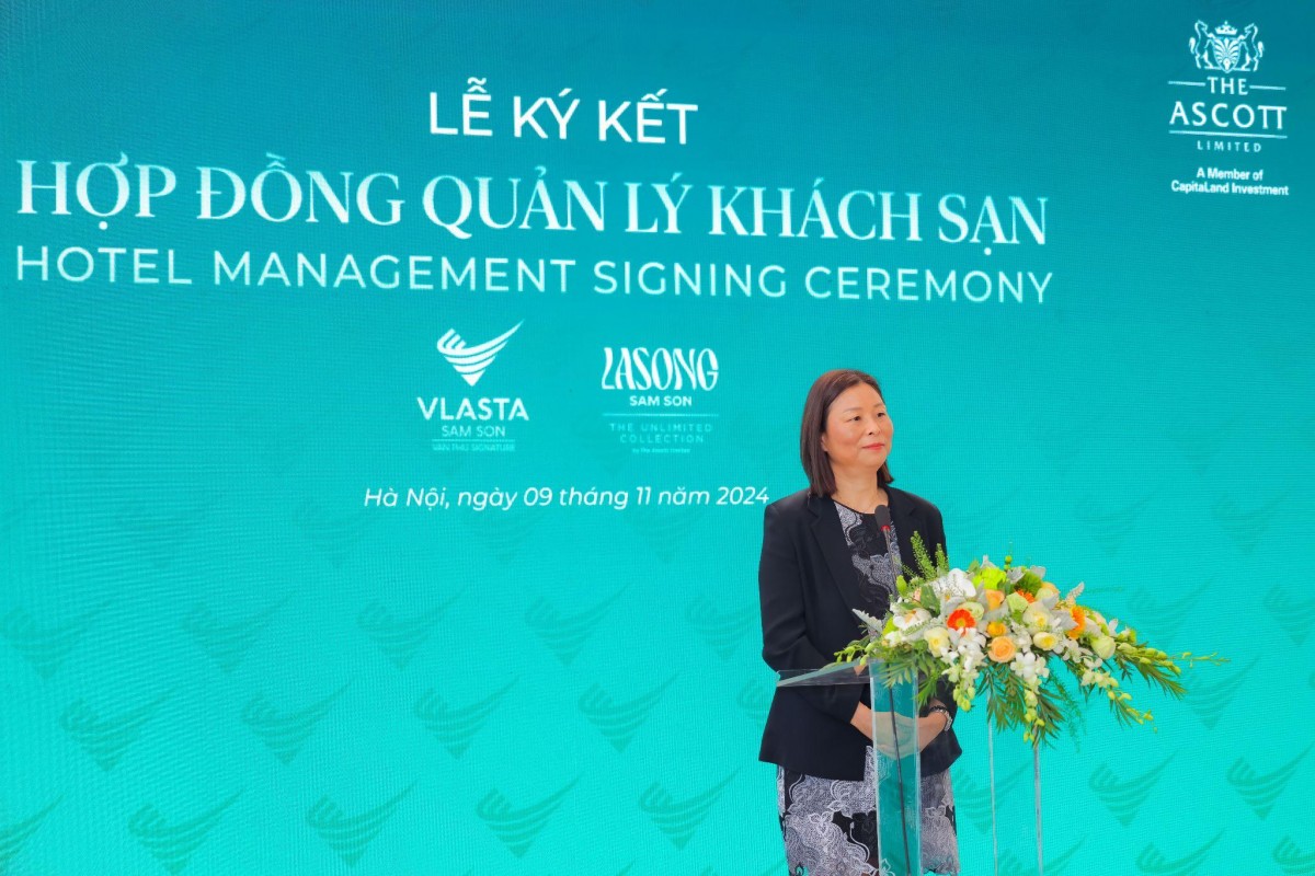 Vlasta - Sầm Sơn chính thức hợp tác với The Ascott Limited