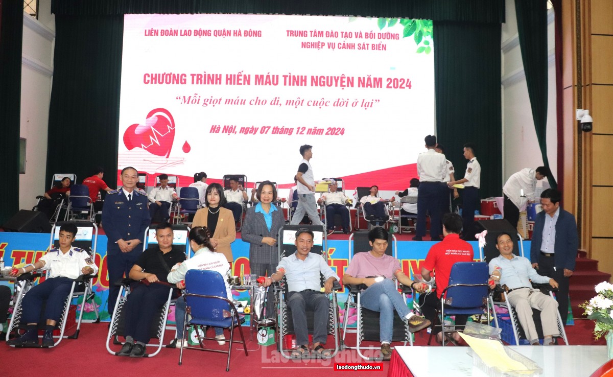 LĐLĐ quận Hà Đông tổ chức chương trình hiến máu tình nguyện lần 2 năm 2024