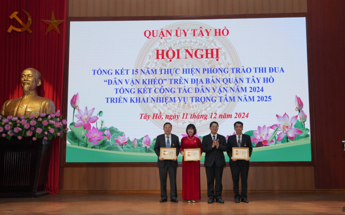 Quận Tây Hồ: Lan tỏa phong trào thi đua “Dân vận khéo”