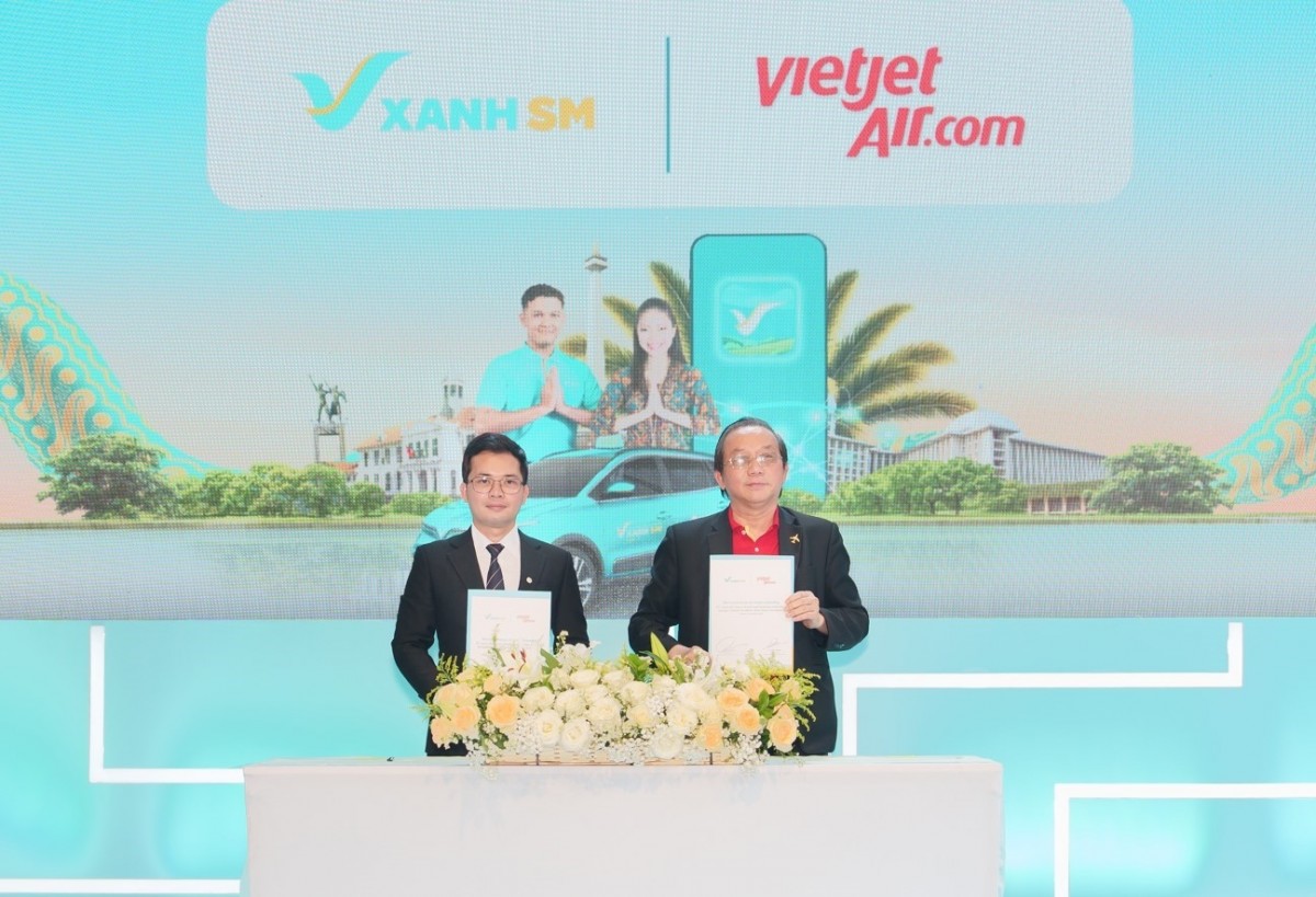 Vietjet hợp tác với Xanh SM, thúc đẩy giao thông bền vững giữa  Việt Nam và Indonesia