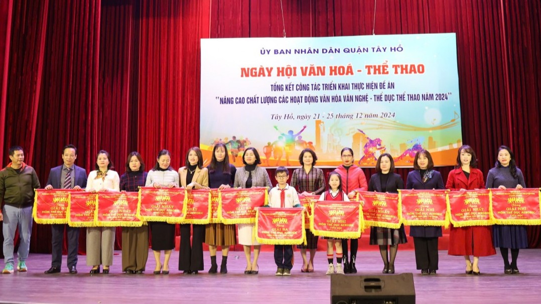 Sôi nổi Ngày hội văn hóa - thể thao quận Tây Hồ năm 2024