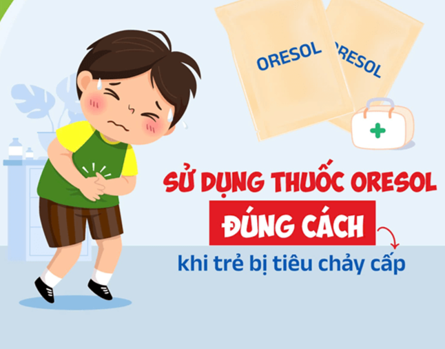 Pha oresol sai tỉ lệ có thể gây tử vong ở trẻ bị tiêu chảy