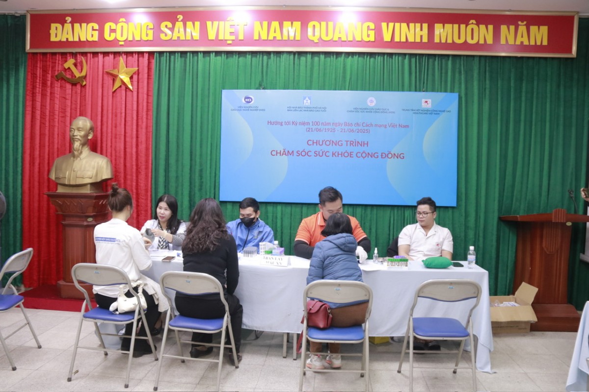 Hội Nhà báo thành phố Hà Nội: Chăm sóc sức khỏe cán bộ, hội viên