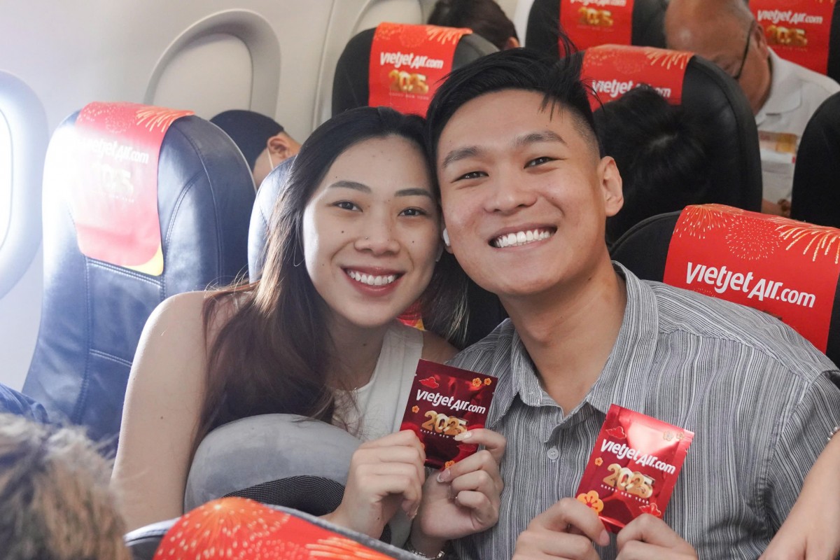 Đón Tết trên những chuyến bay Vietjet ngày đầu năm mới, nhận quà hấp dẫn