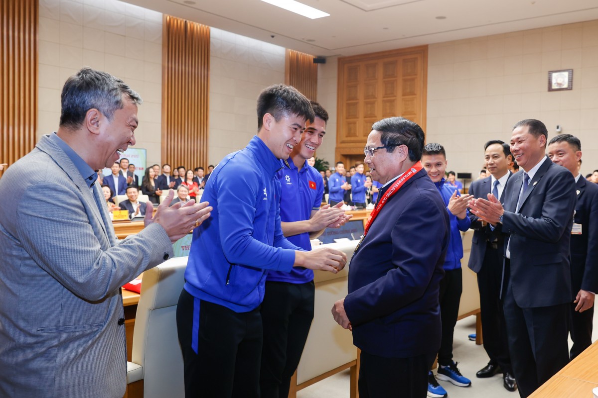 Đội tuyển bóng đá Việt Nam nhận Huân chương Lao động hạng Nhất