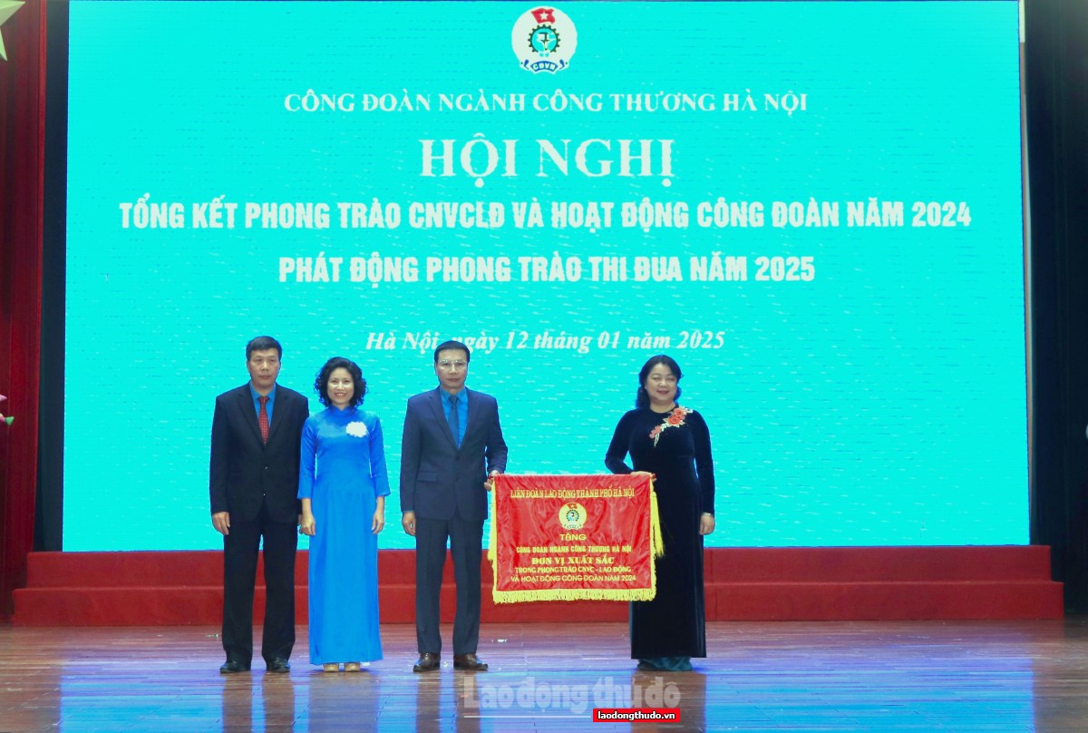 Nhiều kết quả nổi bật của Công đoàn ngành Công Thương Hà Nội