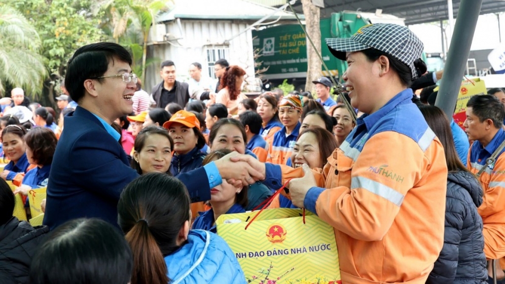 Trên 8,6 triệu lượt đoàn viên, người lao động được Công đoàn chăm lo dịp Tết