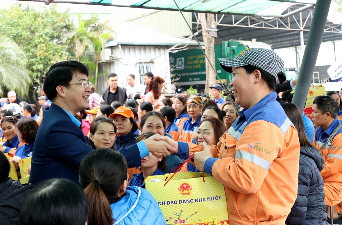 Trên 8,6 triệu lượt đoàn viên, người lao động được Công đoàn chăm lo dịp Tết