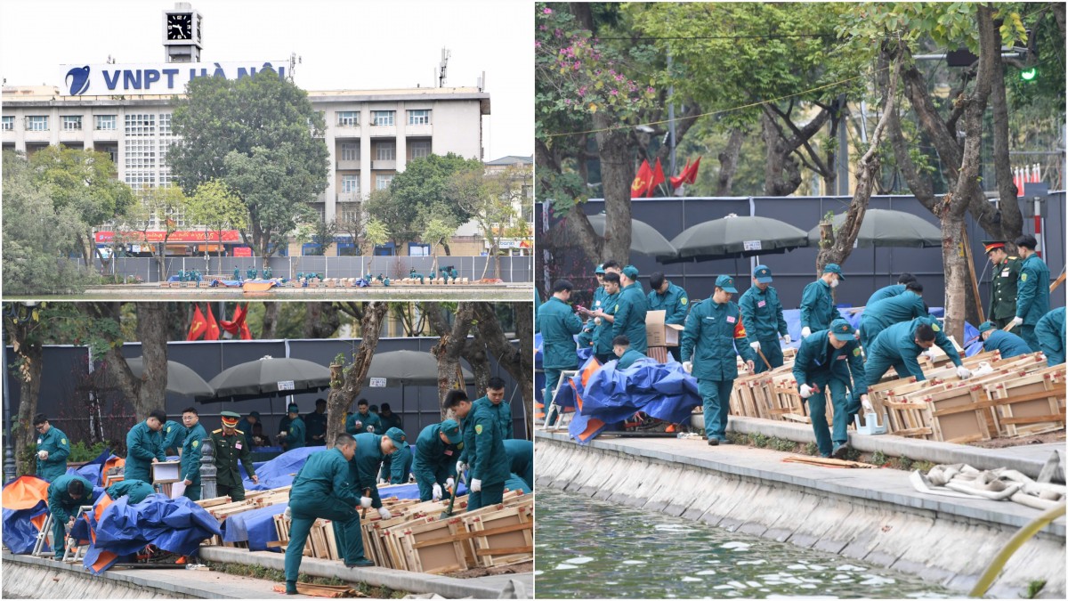 Cận cảnh những trận địa pháo hoa sẵn sàng cho đêm giao thừa