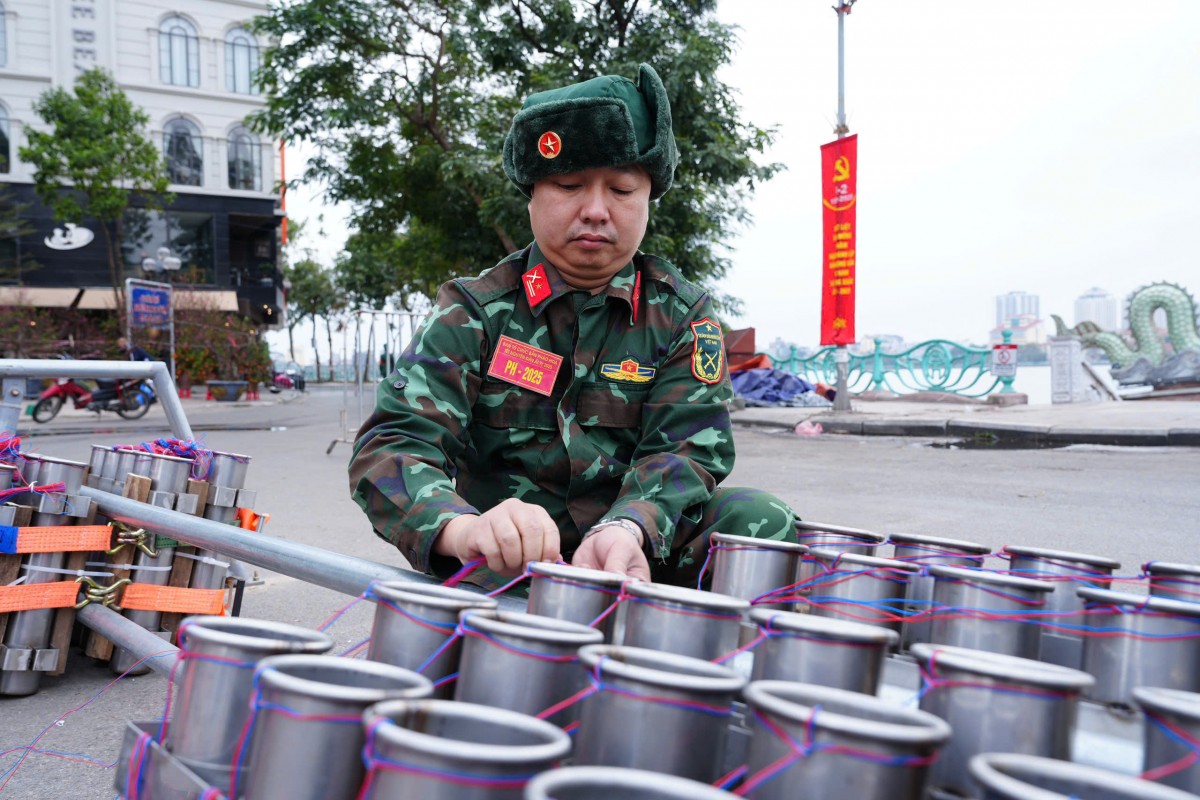 Cận cảnh những trận địa pháo hoa sẵn sàng cho đêm giao thừa