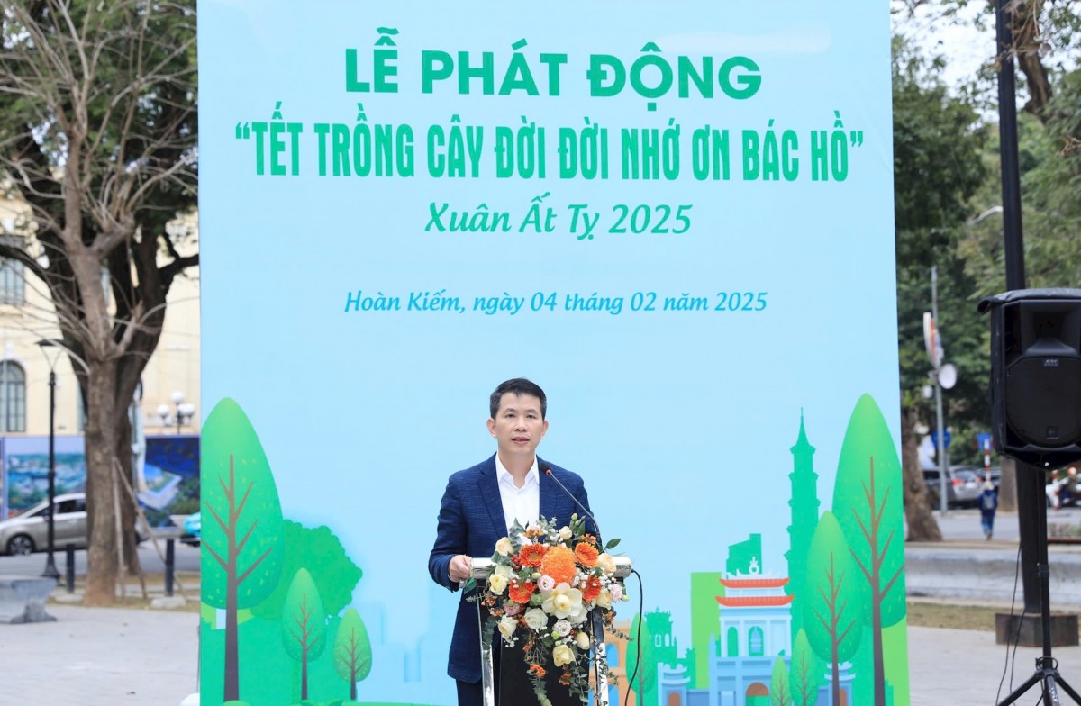 Quận Hoàn Kiếm phát động Tết trồng cây Xuân Ất Tỵ 2025