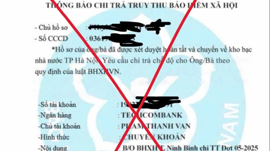 Hà Nội: Cảnh báo việc tạo công văn giả mạo chi trả chế độ bảo hiểm xã hội