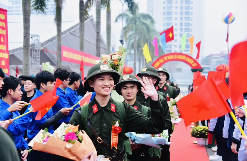 Sáng nay (13/2), gần 4.500 thanh niên Thủ đô nô nức lên đường nhập ngũ