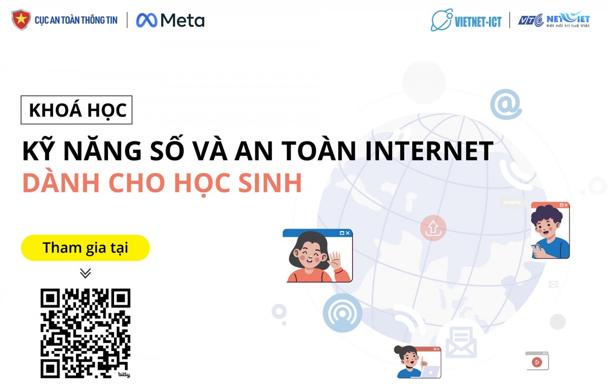 Triển khai khóa học “Kỹ năng số và an toàn Internet dành cho học sinh”