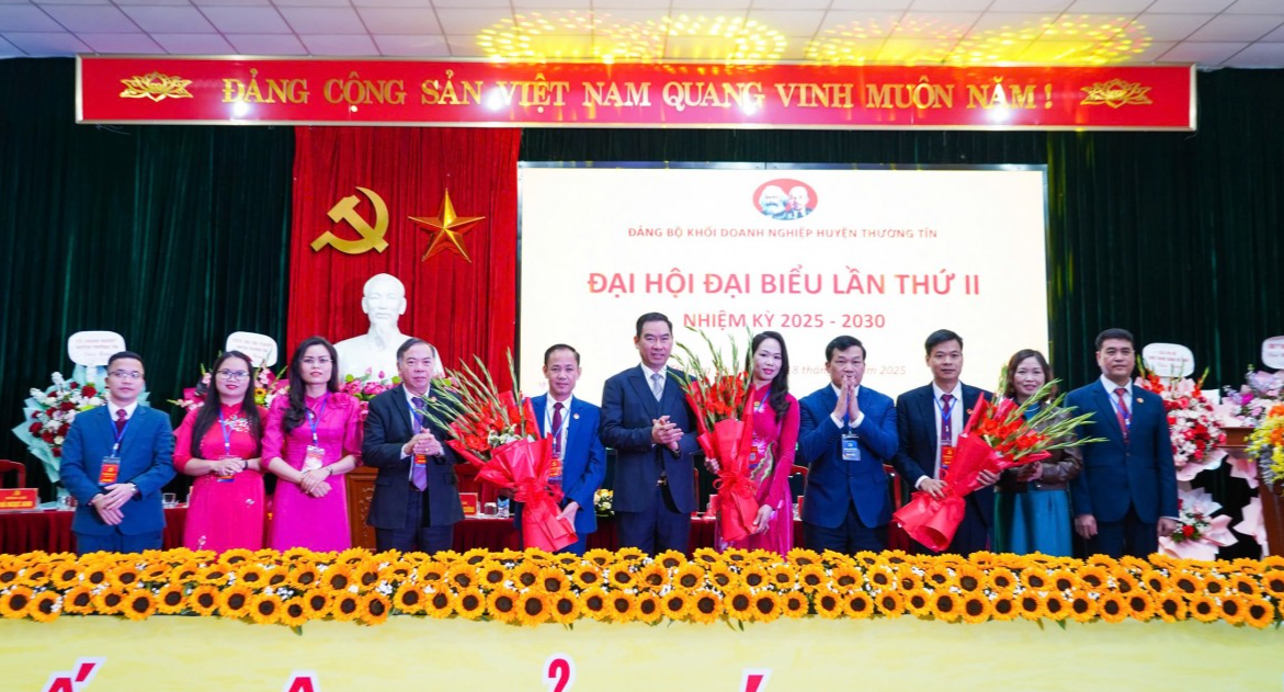 Đảng bộ Khối Doanh nghiệp huyện Thường Tín tổ chức thành công Đại hội nhiệm kỳ 2025 - 2030