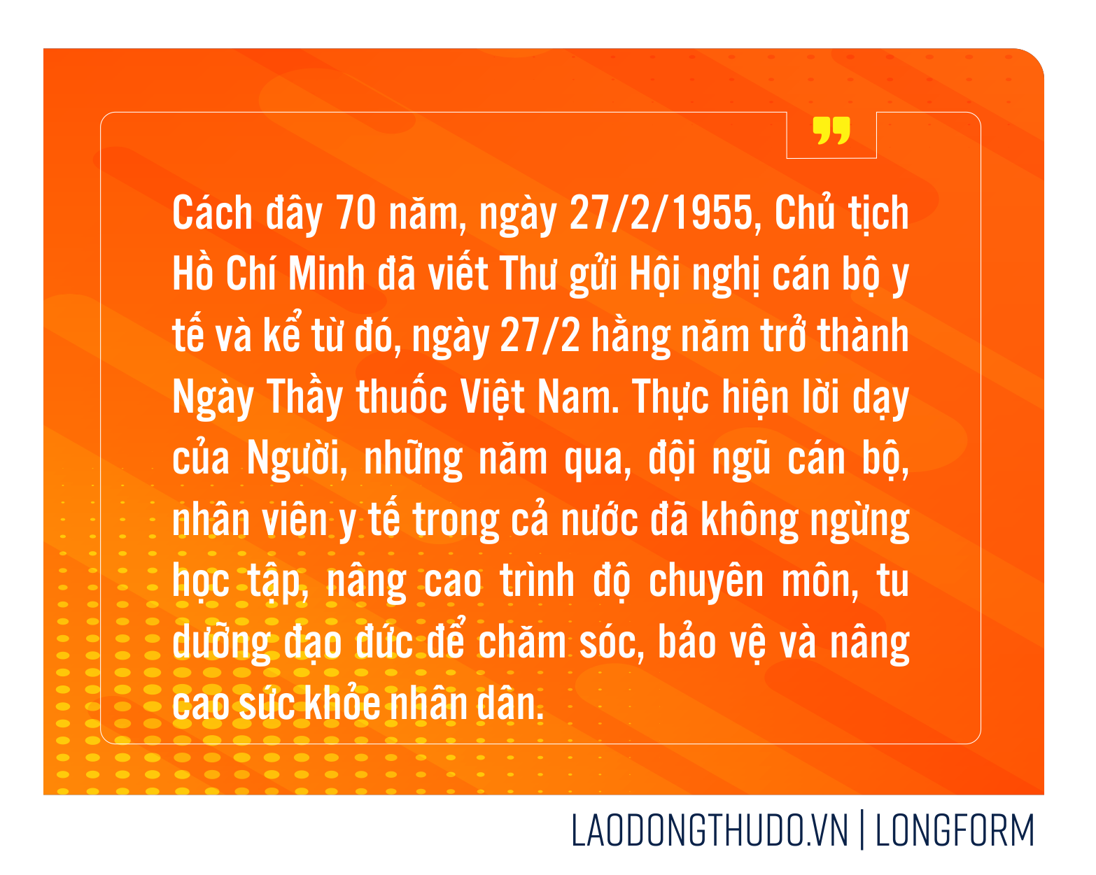 Tri ân những cống hiến thầm lặng của cán bộ, nhân viên y tế