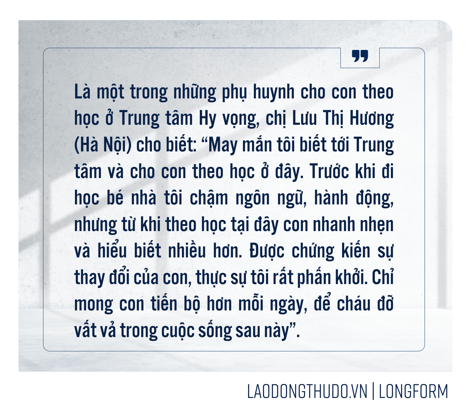 Người mẹ của những “vầng trăng khuyết”