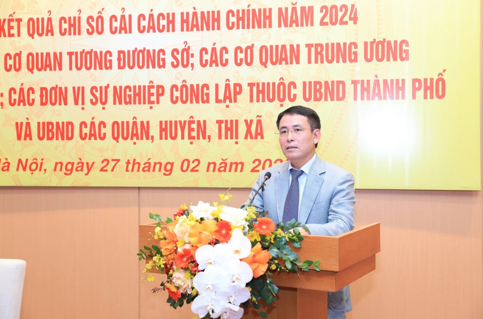 Hà Nội: Sở Nội vụ và quận Long Biên dẫn đầu chỉ số cải cách hành chính năm 2024