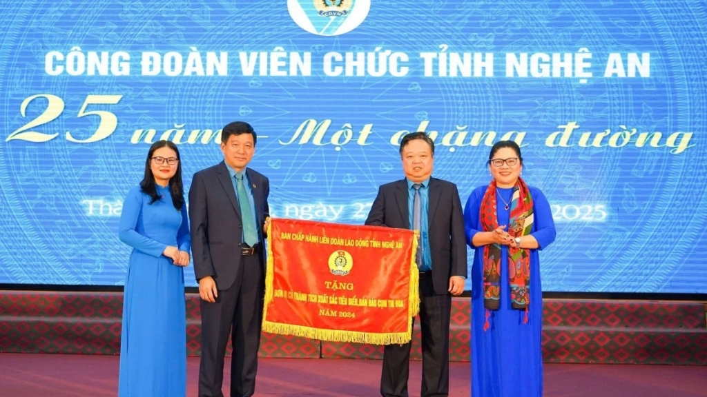 25 năm Công đoàn Viên chức Nghệ An: Tự hào truyền thống, vững bước trong thời kỳ mới