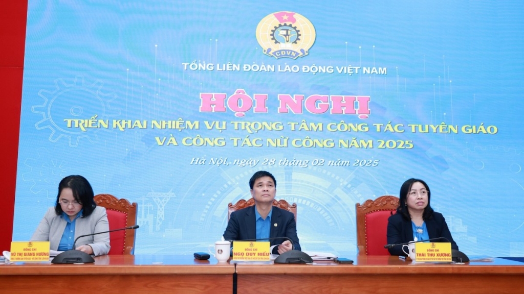 Triển khai nhiệm vụ trọng tâm công tác Tuyên giáo và Nữ công năm 2025