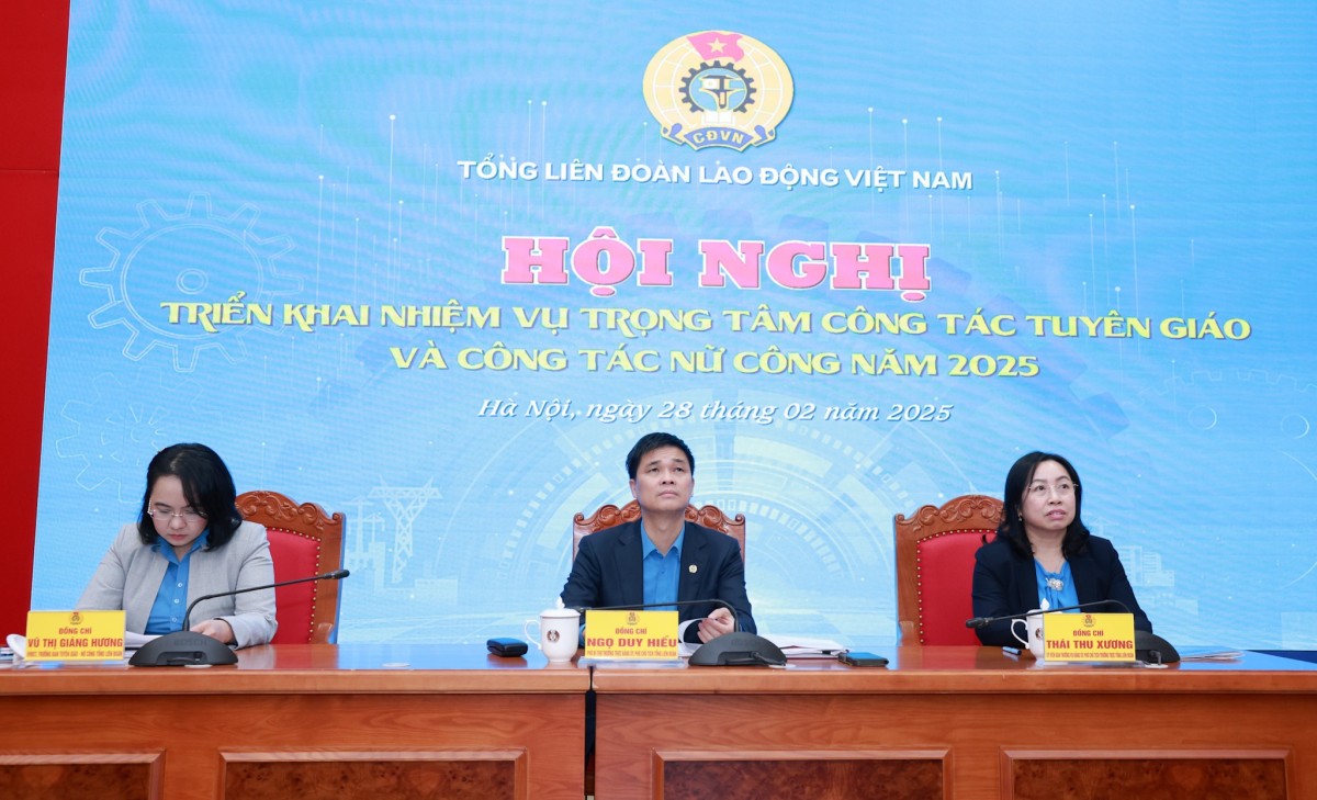 Triển khai nhiệm vụ trọng tâm công tác Tuyên giáo và Nữ công năm 2025