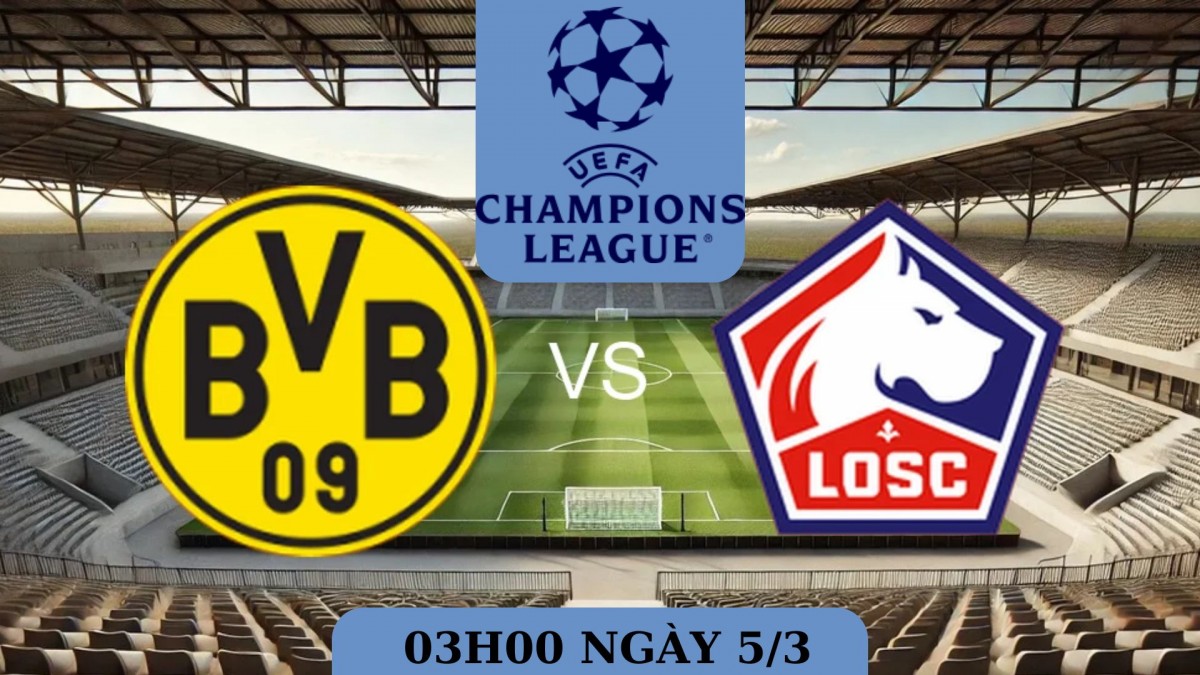 Dortmund vs Lille: Chủ nhà chiếm ưu thế