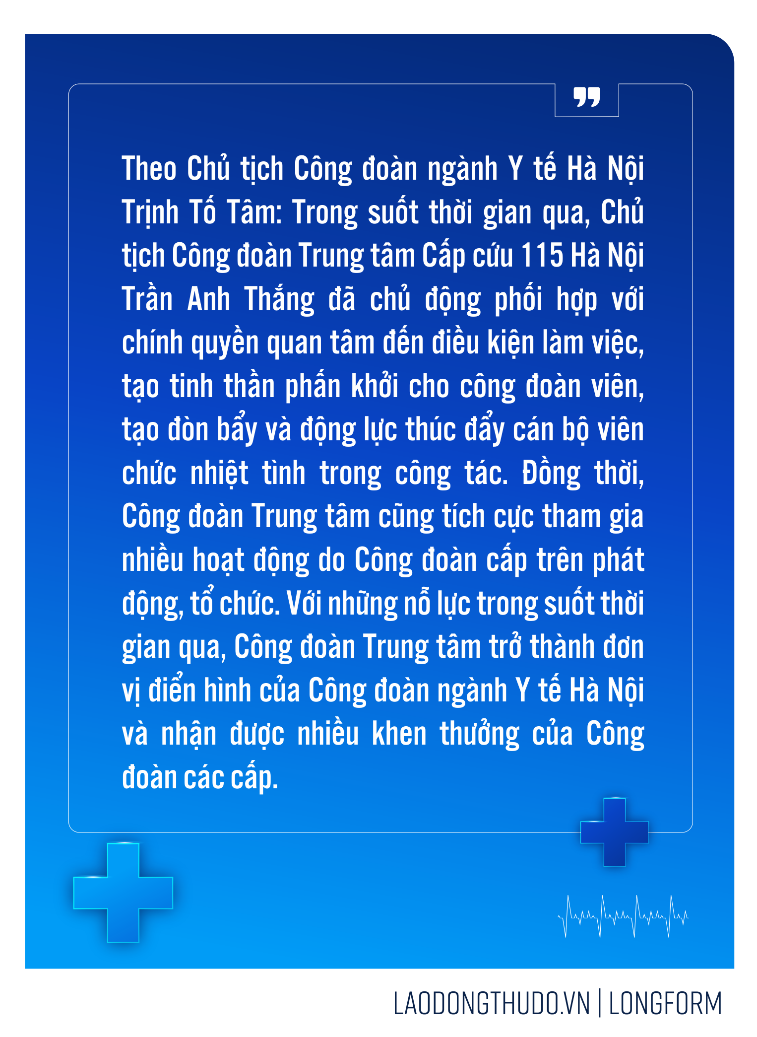 Tận tâm cống hiến vì sức khỏe nhân dân