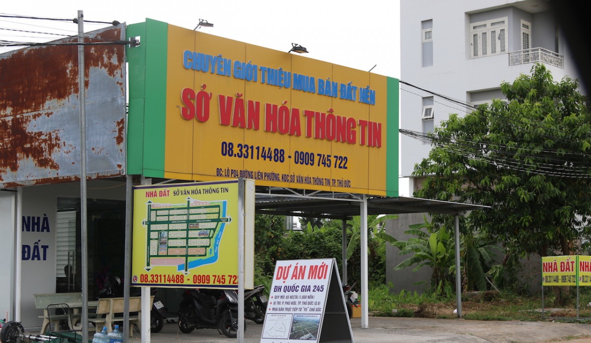 Hoang vắng người ở tại dự án nhà ở khu Đông TP.HCM