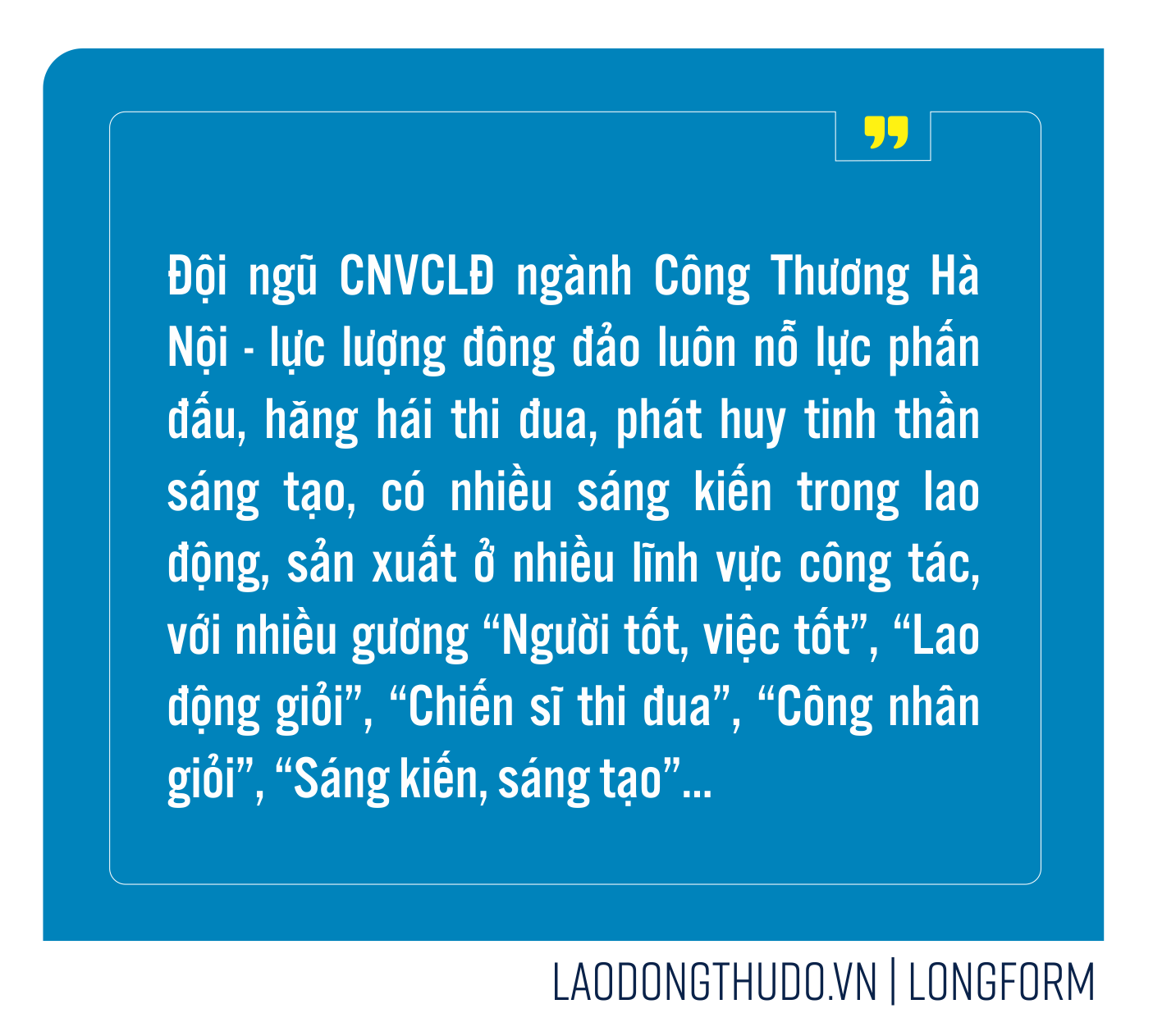 Phát huy vai trò là đại diện tin cậy của người lao động