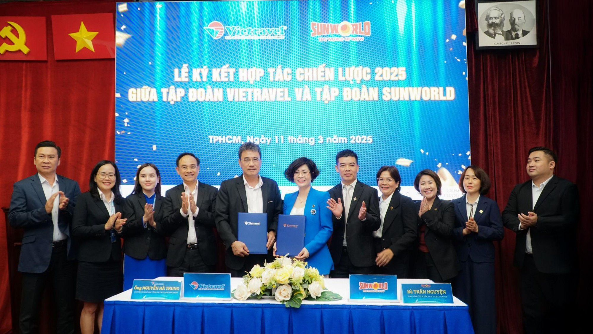 Tập đoàn Vietravel ký hợp tác chiến lược cùng Sun World Group mở rộng hệ sinh thái du lịch, giải trí đẳng cấp