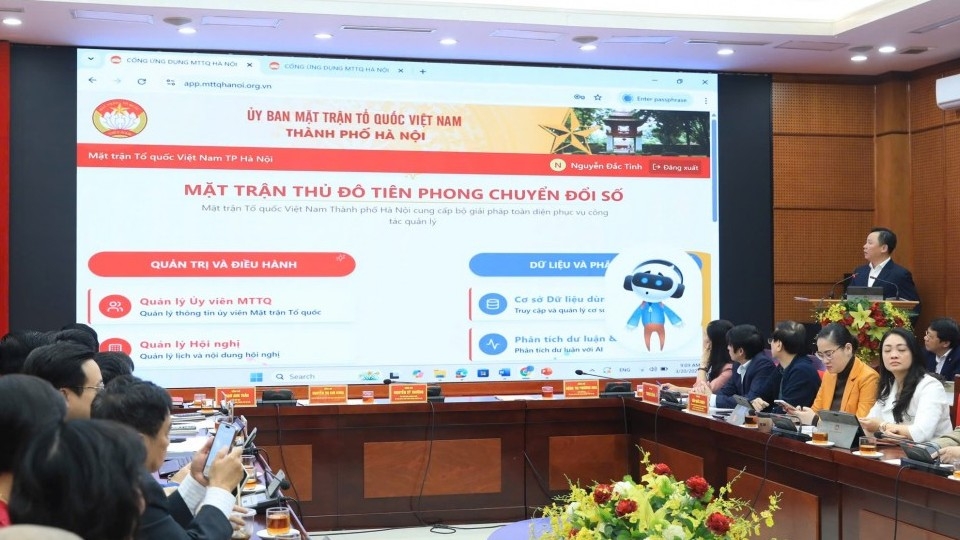 Mặt trận thành phố Hà Nội tiên phong phát động phong trào “Công dân số cùng Thủ đô vươn mình”