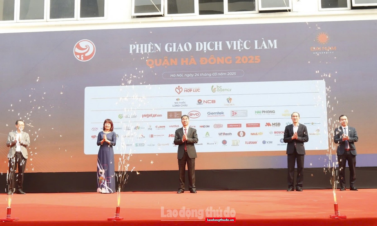 Phiên giao dịch việc làm quận Hà Đông 2025: Cầu nối doanh nghiệp và người lao động