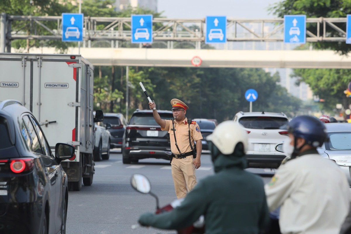 Hà Nội: Điều chỉnh giao thông đường Võ Chí Công
