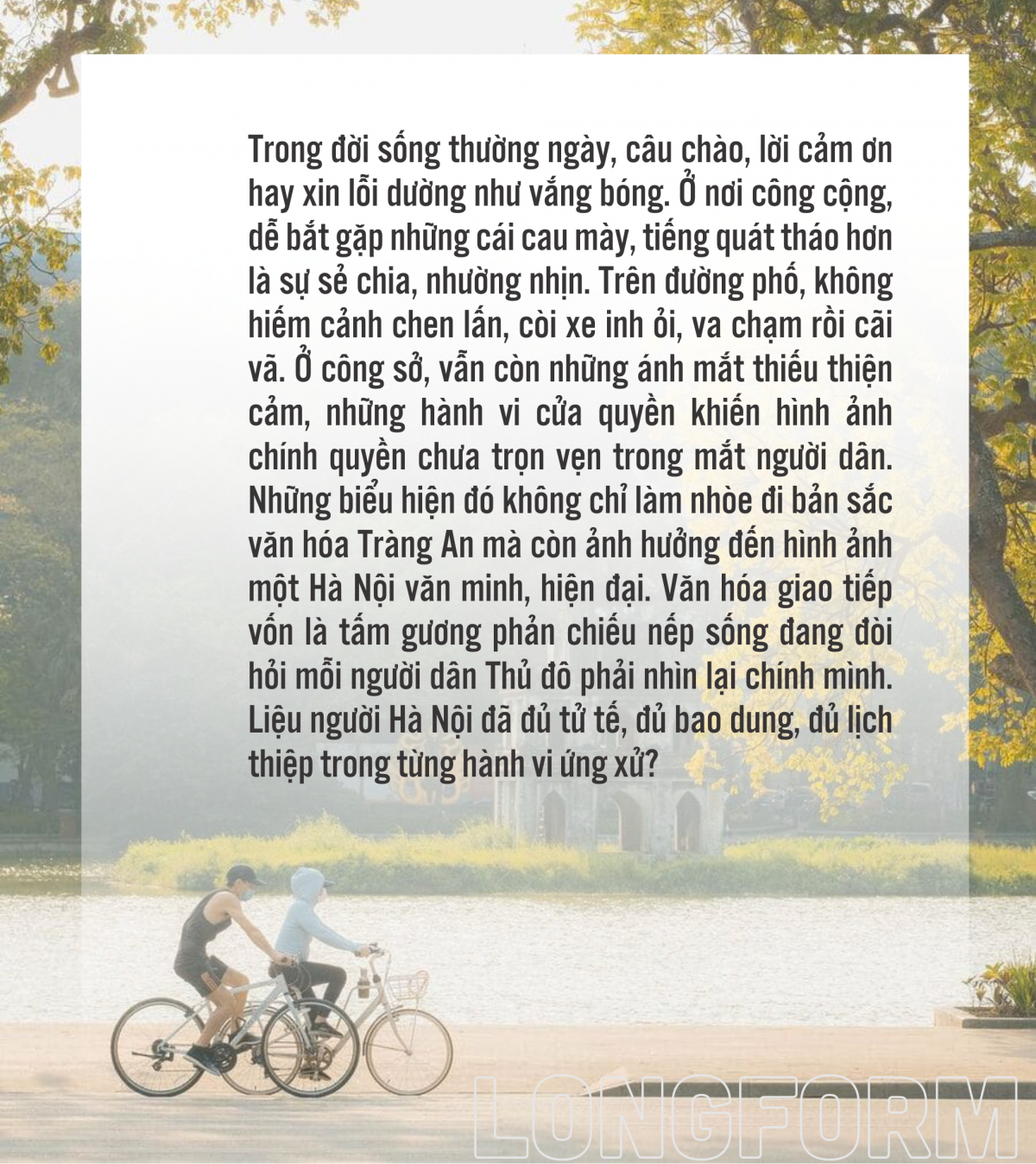 Kỳ cuối: Lan tỏa văn hóa giao tiếp trách nhiệm chung của cộng đồng