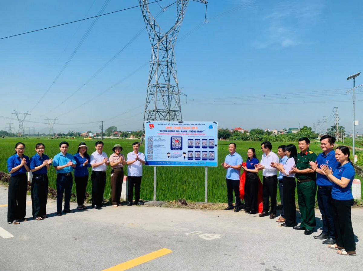 Mặt trận Tổ quốc xã Ứng Hòa ra mắt loạt công trình ý nghĩa chào mừng Đại hội Đảng các cấp