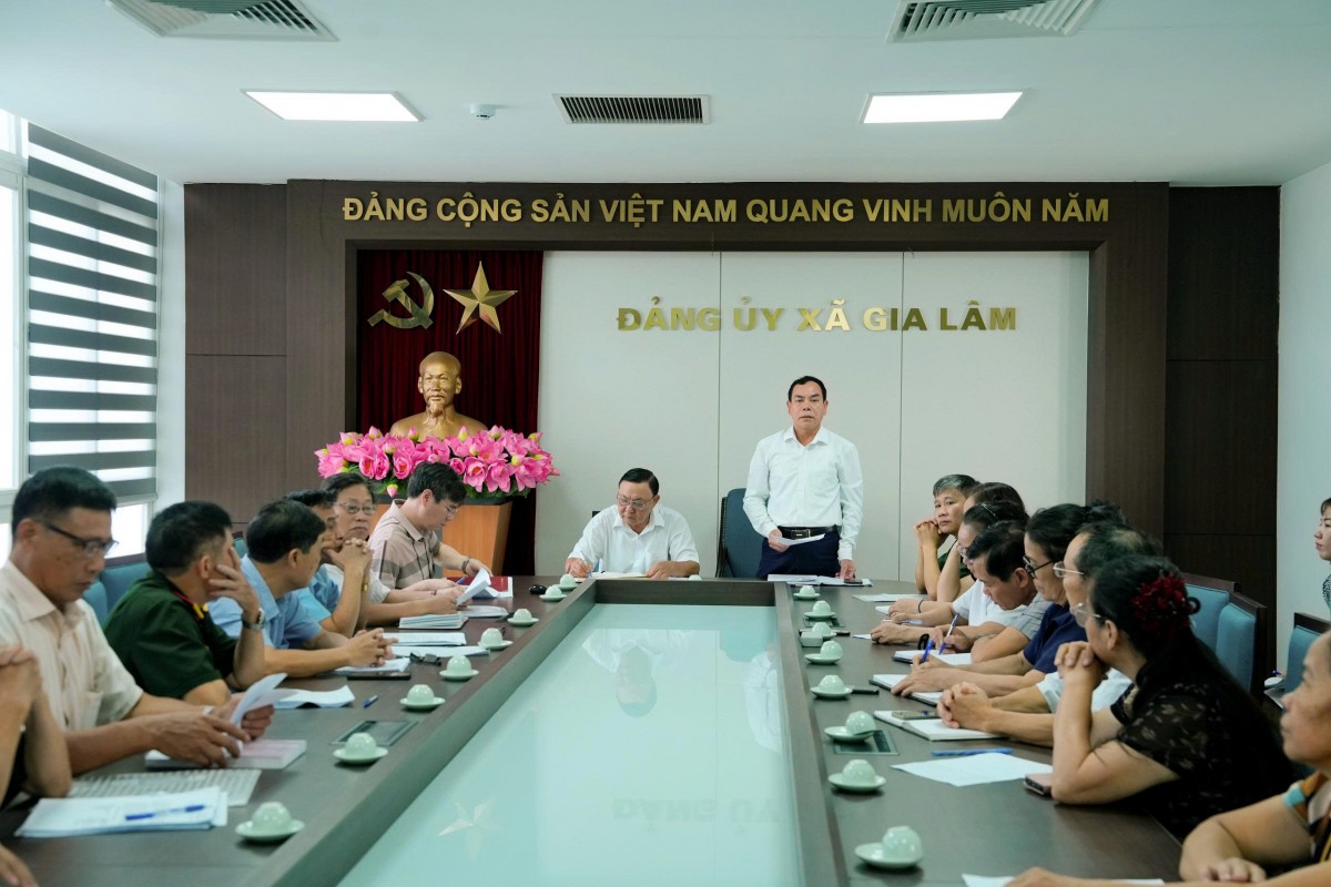 Ủy ban MTTQ Việt Nam xã Gia Lâm: Đóng góp ý kiến vào dự thảo Văn kiện Đại hội Đảng các cấp