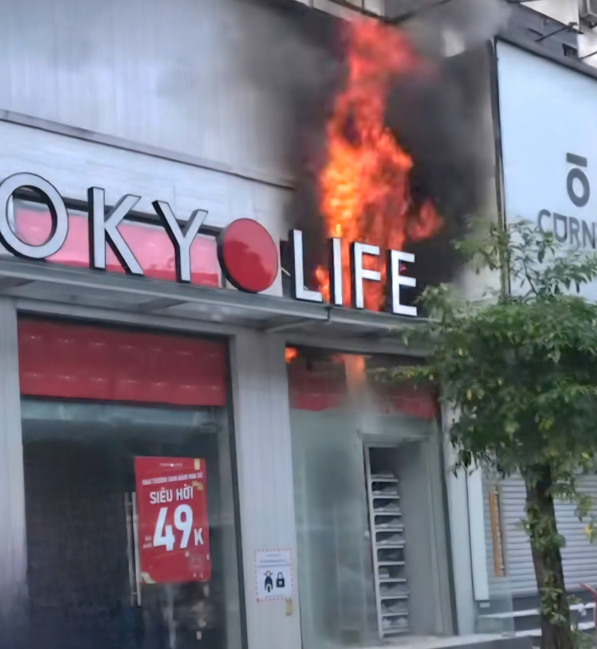 Cháy cửa hàng trên phố Phạm Ngọc Thạch, lực lượng tại chỗ ứng phó kịp thời Cháy cửa hàng trên phố Phạm Ngọc Thạch, lực lượng tại chỗ ứng phó kịp thời