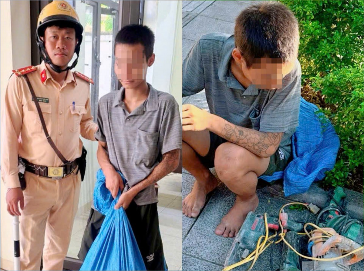 Cảnh sát giao thông Hà Nội bắt giữ kẻ trộm, thu hồi nhiều tài sản