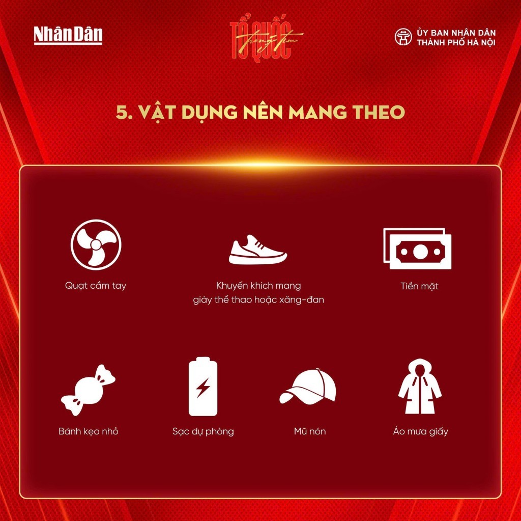 Những điều cần lưu ý khi xem concert quốc gia 