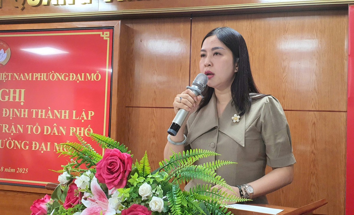 Thành lập các Ban Công tác Mặt trận tổ dân phố tạo thành hạt nhân khối đại đoàn kết