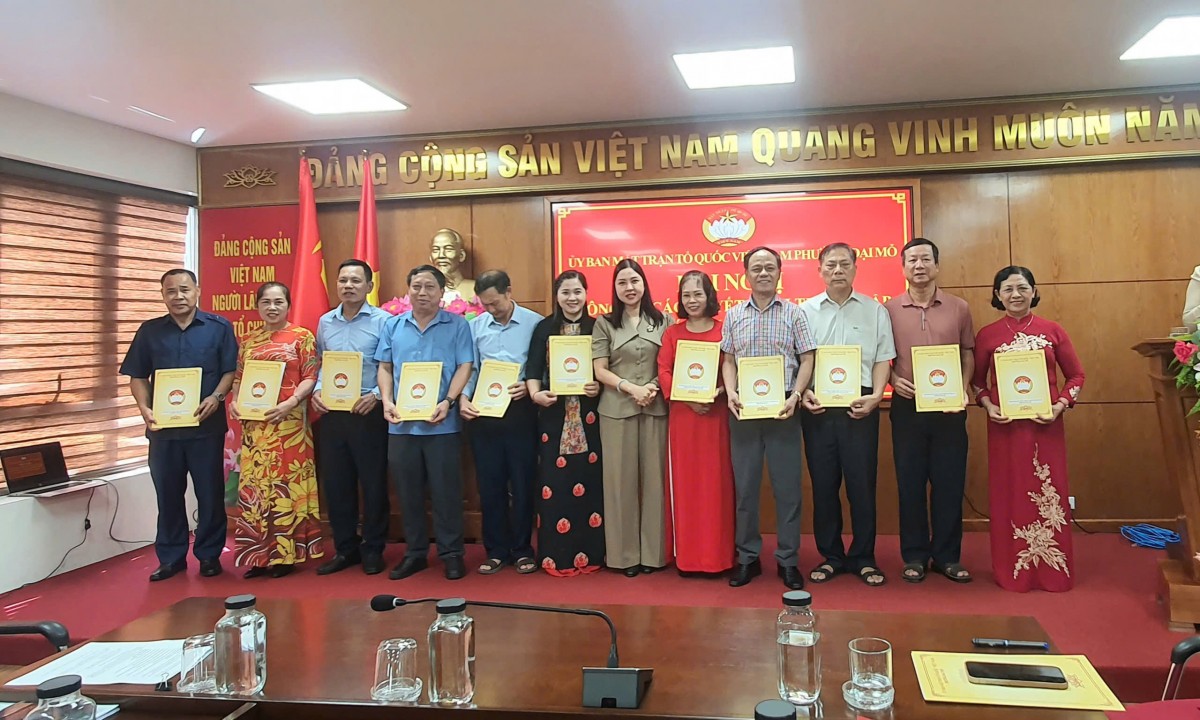 Thành lập các Ban Công tác Mặt trận tổ dân phố tạo thành hạt nhân khối đại đoàn kết