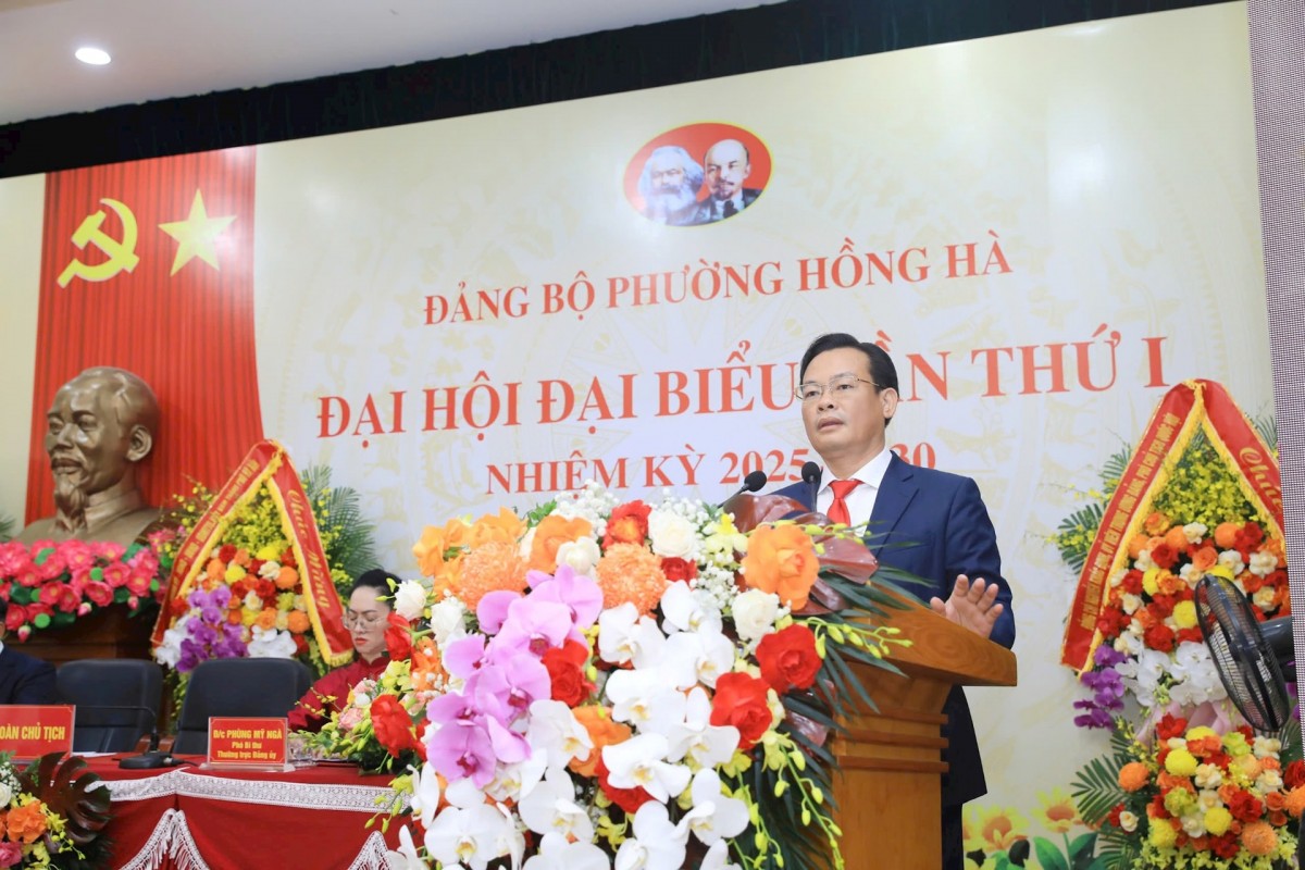 Xây dựng phường Hồng Hà phát triển giàu đẹp, văn minh, hiện đại