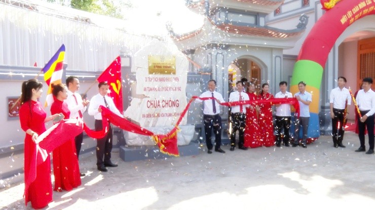 Xã Ứng Hòa khánh thành công trình lịch sử chào mừng Đại hội Đảng bộ