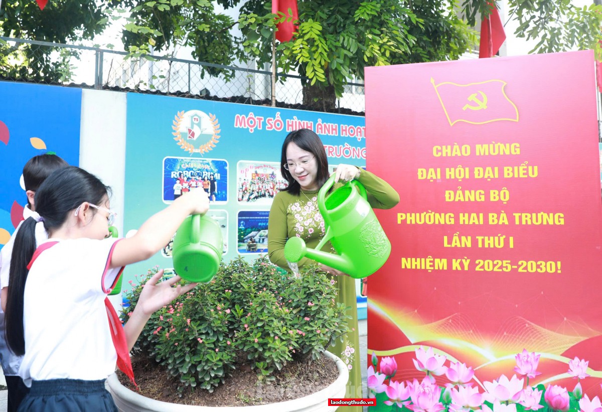 Phường Hai Bà Trưng: Sôi nổi các hoạt động chào mừng Đại hội Đảng các cấp