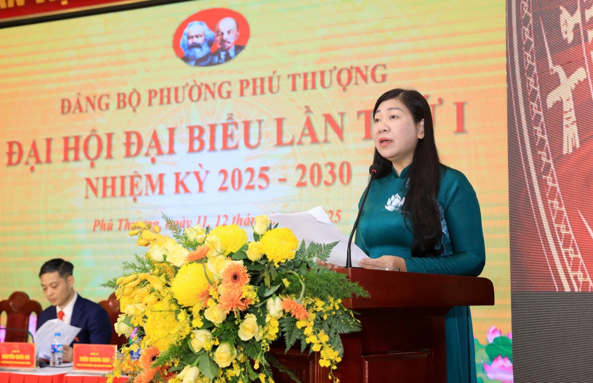 Đảng bộ phường Phú Thượng tập trung lãnh đạo để tạo các bước đột phá trong phát triển Đảng bộ phường Phú Thượng tập trung lãnh đạo để tạo các bước đột phá trong phát triển