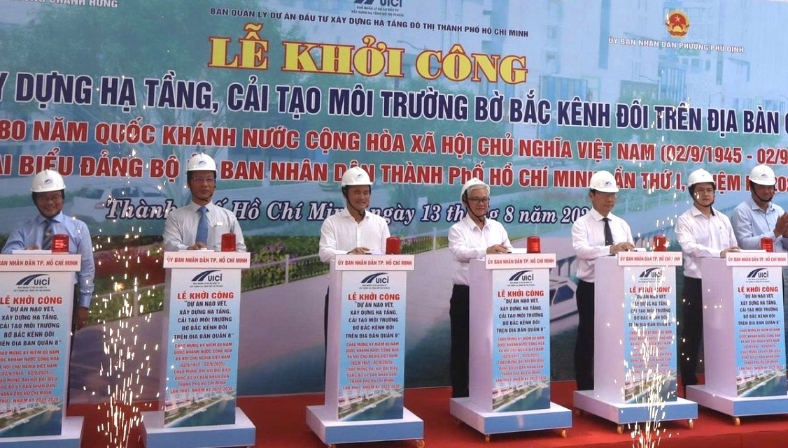 Khởi công dự án Bắc Kênh Đôi hơn 7.300 tỷ đồng