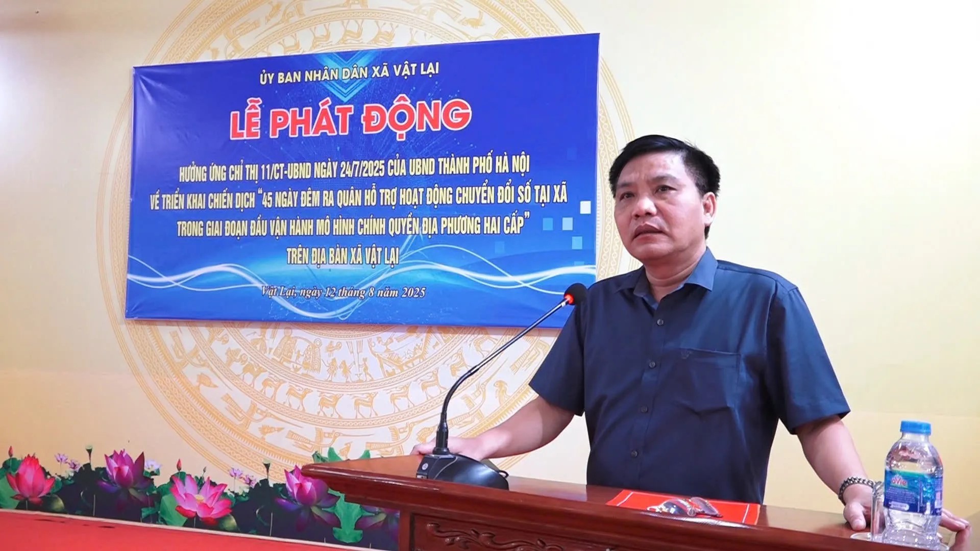 Xã Vật Lại phát động Chiến dịch “45 ngày đêm” hỗ trợ chuyển đổi số