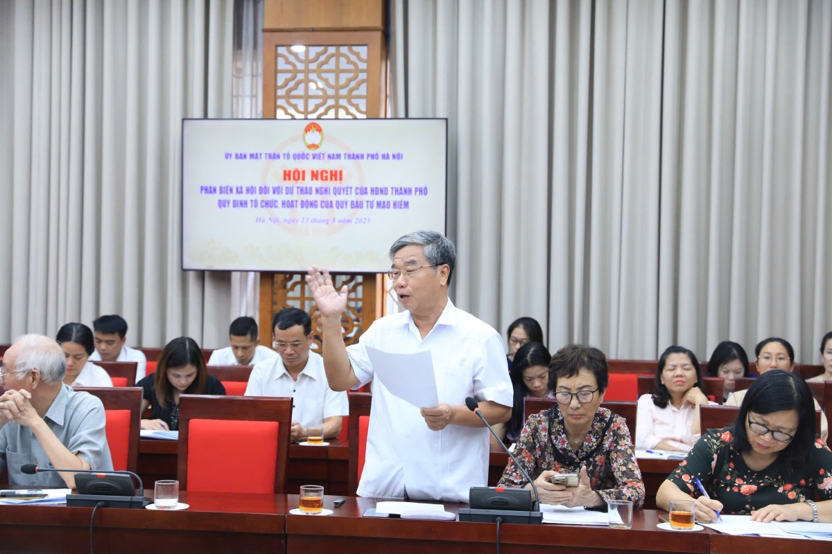 Hà Nội: Phản biện xã hội với Dự thảo Nghị quyết về hoạt động của Quỹ đầu tư mạo hiểm Thành phố